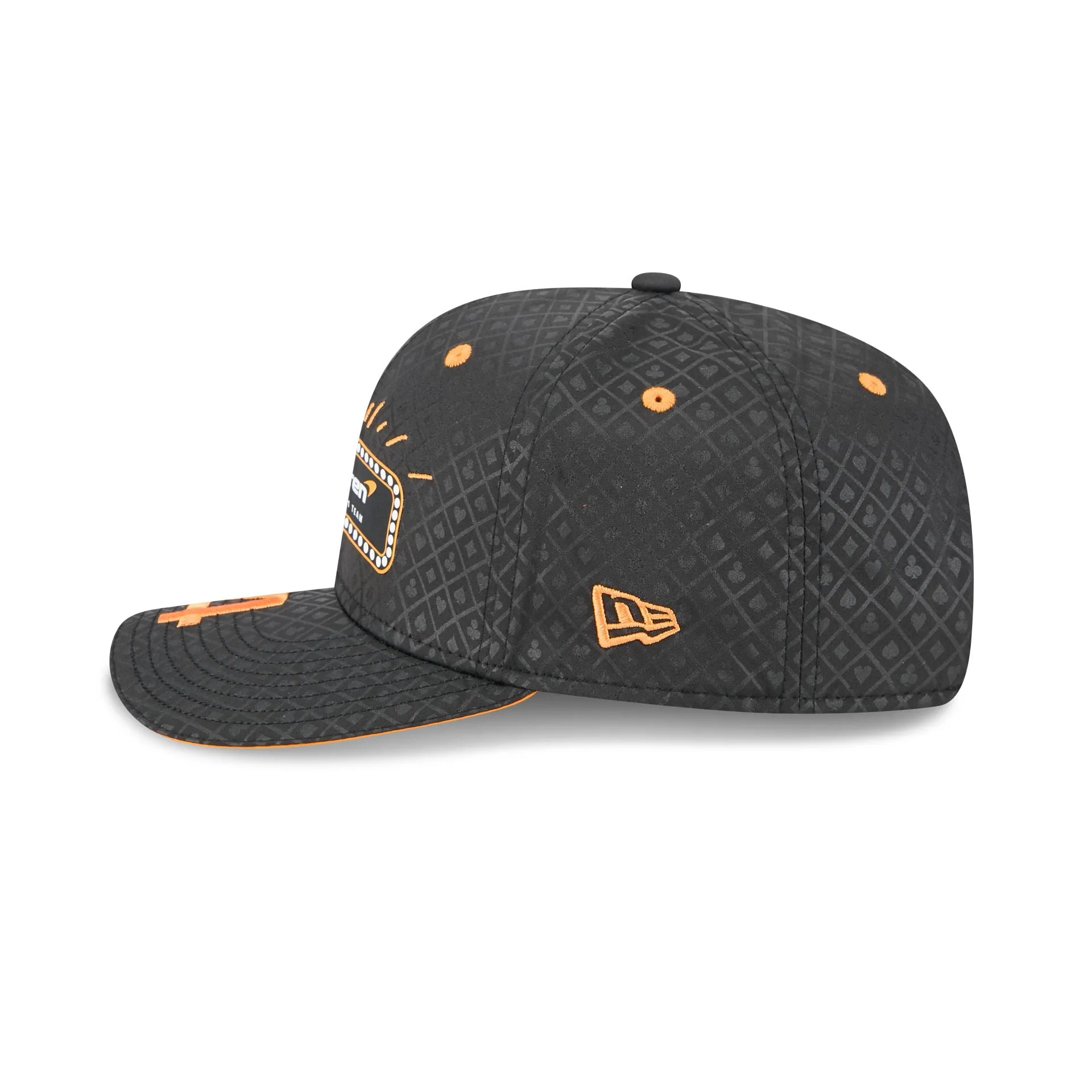 McLaren Formula 1 Team 2025 Las Vegas Race Special Lando Norris 9SEVENTY Stretch-Snap Hat sold by New Era product image thumbnail 5