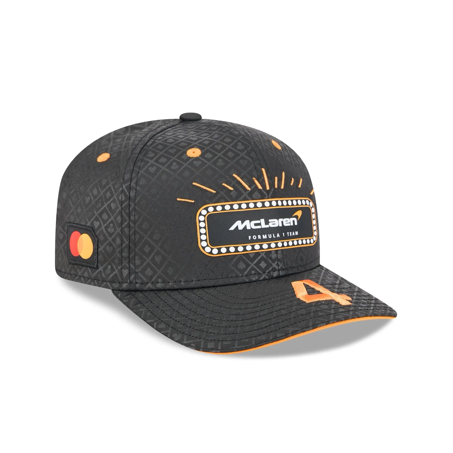 McLaren Formula 1 Team 2025 Las Vegas Race Special Lando Norris 9SEVENTY Stretch-Snap Hat sold by New Era