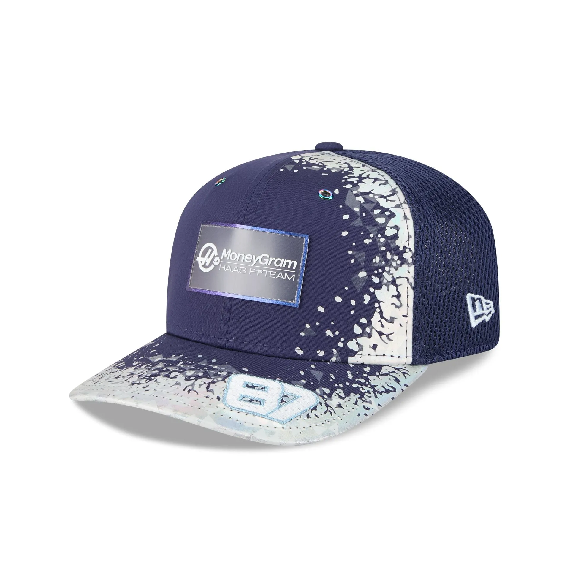 MoneyGram Haas F1 Team 2025 Las Vegas Race Special Oliver Bearman 9SEVENTY Trucker Hat sold by New Era