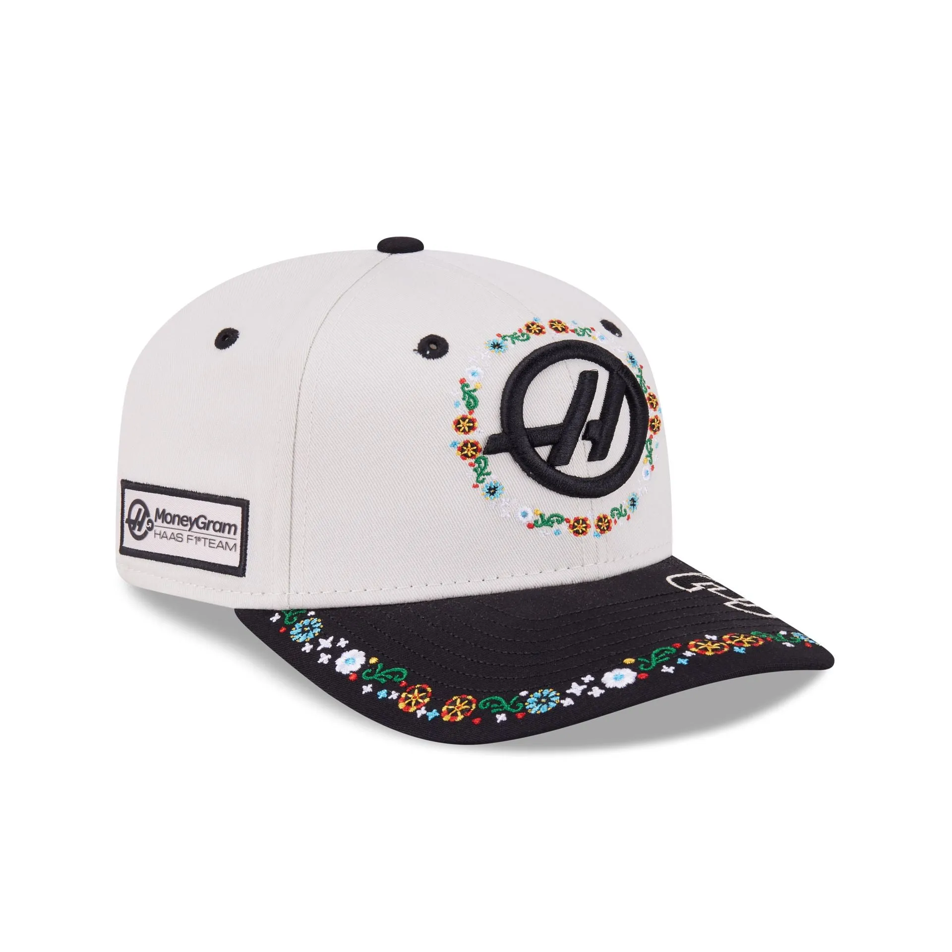 MoneyGram Haas F1 Team 2025 Mexico City Race Special Esteban Ocon 9SEVENTY Stretch-Snap Hat sold by New Era product image thumbnail 3
