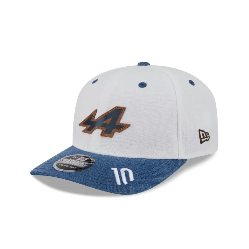 BWT Alpine F1 Team 2025 Austin Race Special Pierre Gasly 9SEVENTY Stretch-Snap Hat sold by New Era