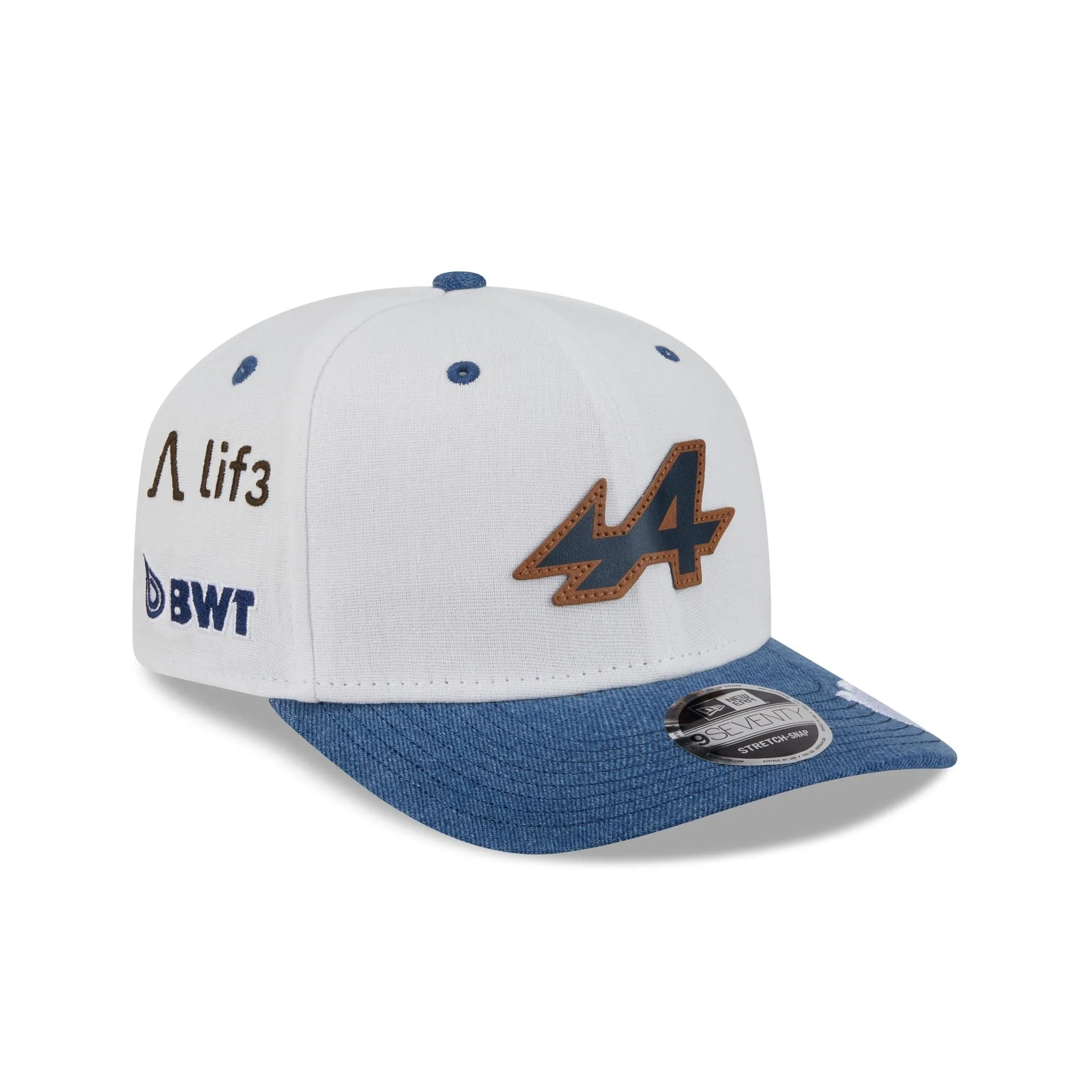 BWT Alpine F1 Team 2025 Austin Race Special Pierre Gasly 9SEVENTY Stretch-Snap Hat sold by New Era product image thumbnail 3