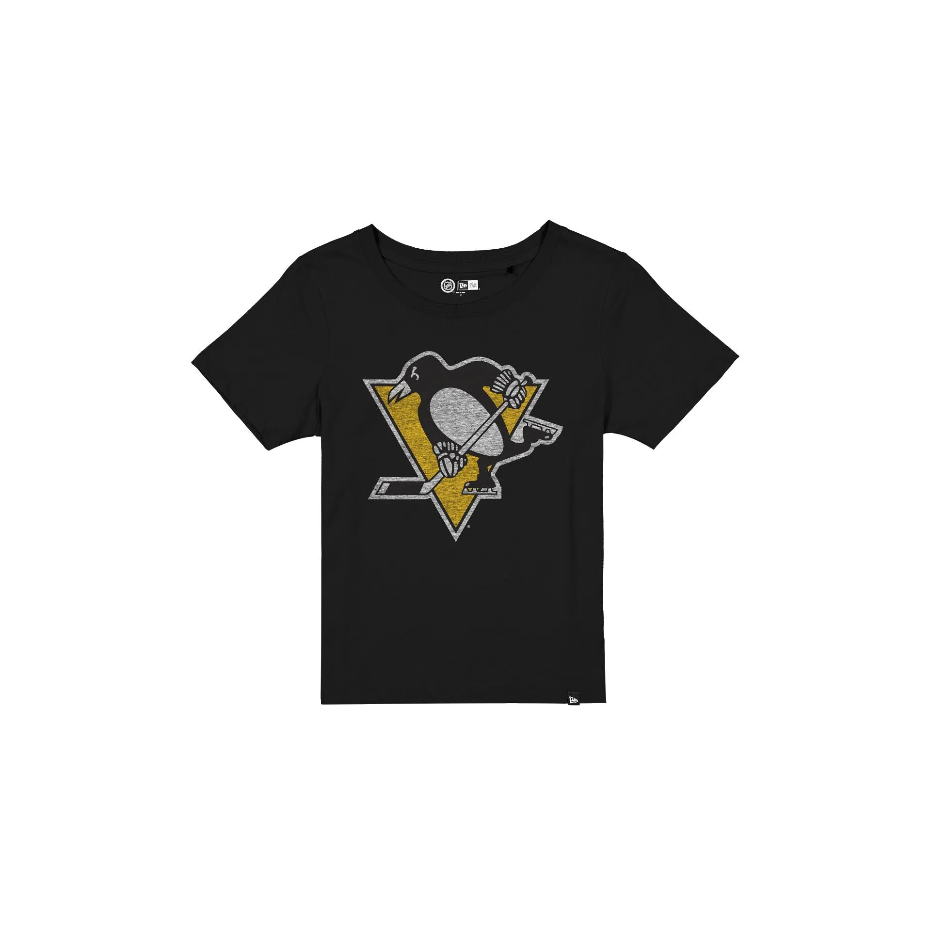 Pittsburgh Penguins Wash Logo Women's Short-Sleeve T-Shirt sold by New Era