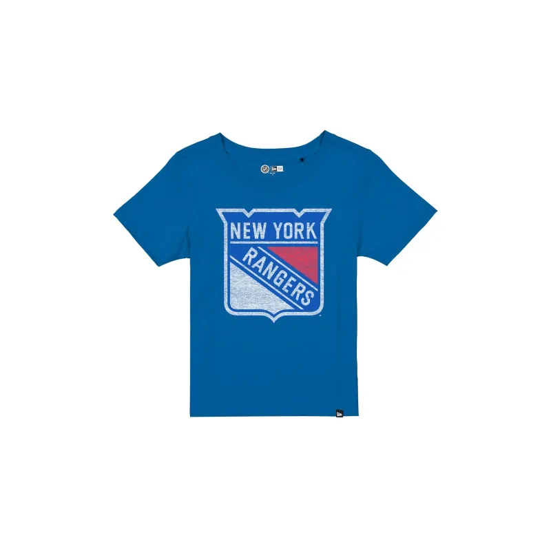 New York Rangers Wash Logo Women's Short-Sleeve T-Shirt sold by New Era