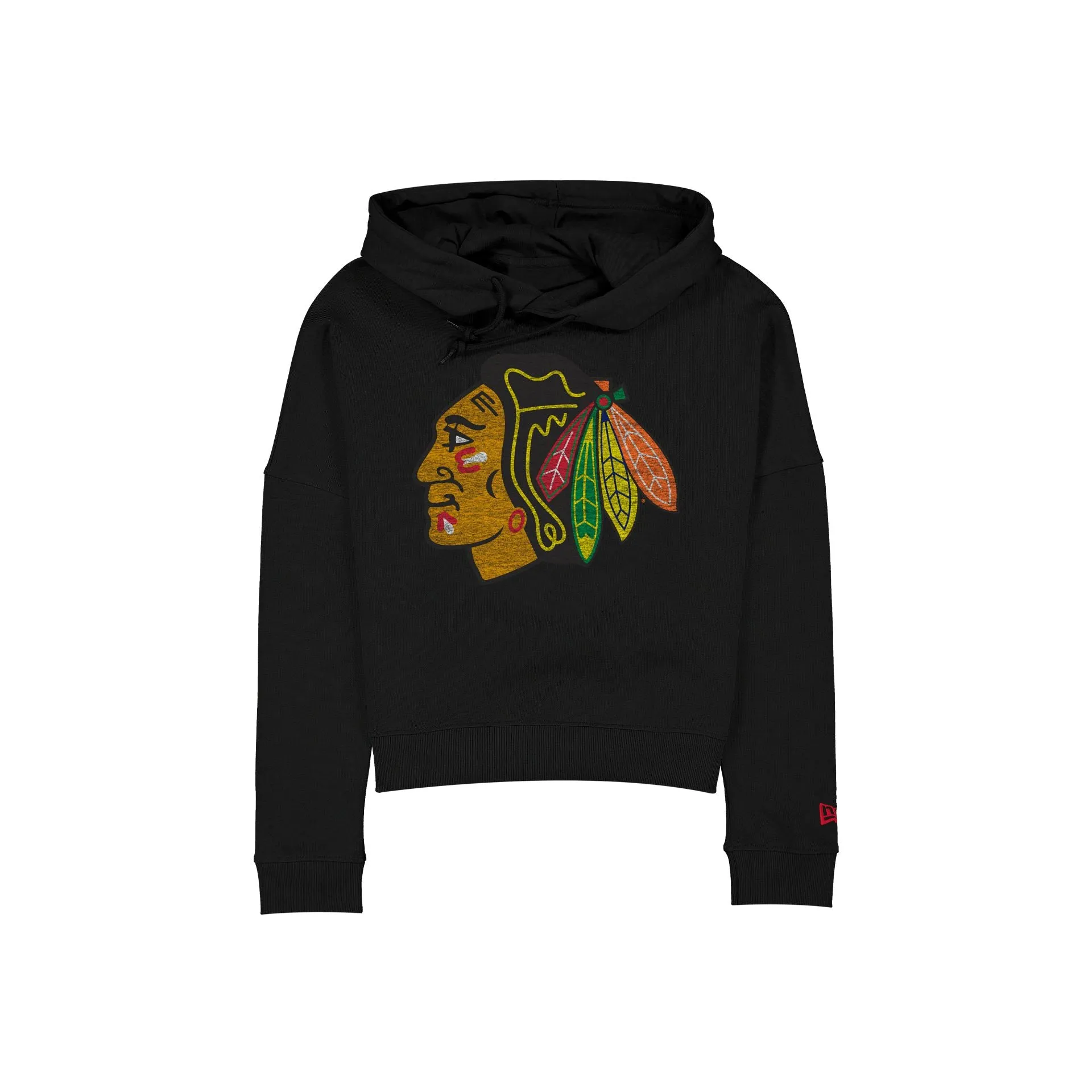 Chicago Blackhawks Wash Logo Women's Hoodie sold by New Era