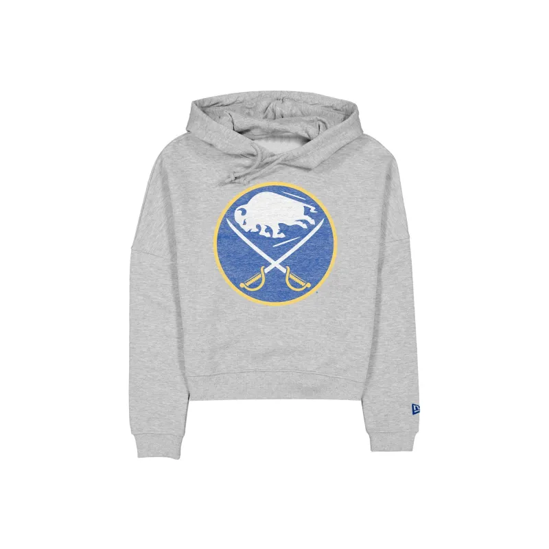 Buffalo Sabres Wash Logo Gray Women's Hoodie sold by New Era