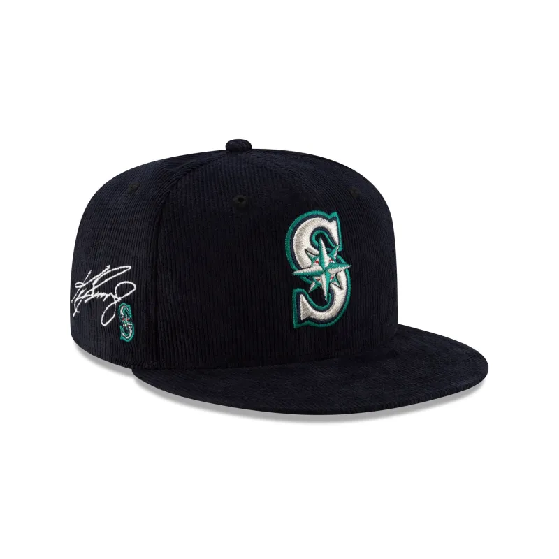 Just Caps Player Corduroy Seattle Mariners Ken Griffey Jr. 59FIFTY Fitted Hat sold by New Era