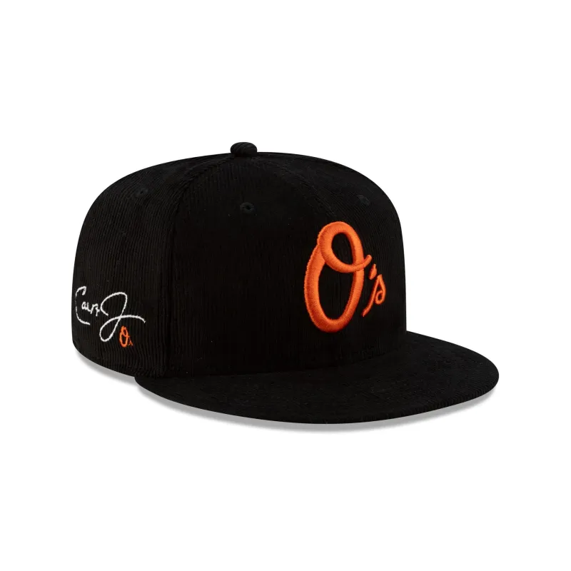 Just Caps Player Corduroy Baltimore Orioles Cal Ripken Jr. 59FIFTY Fitted Hat sold by New Era
