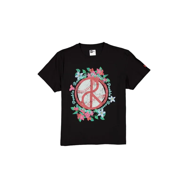 Pericos de Puebla Black Floral T-Shirt sold by New Era