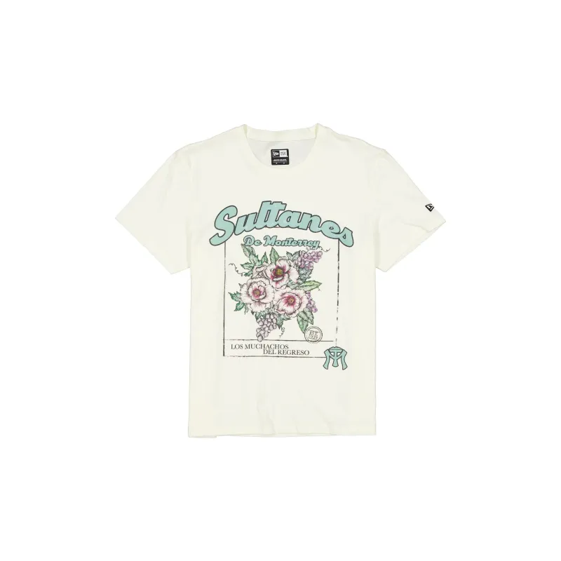 Sultanes de Monterrey Stone Floral T-Shirt sold by New Era