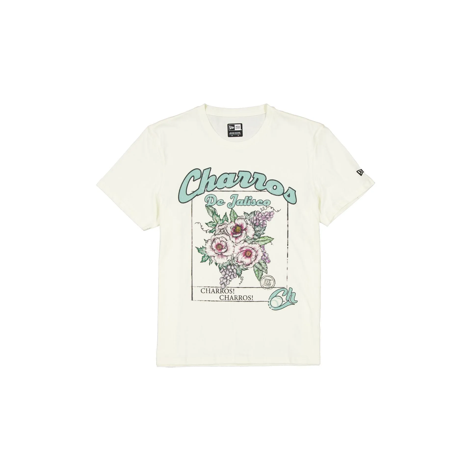Charros de Jalisco Stone Floral T-Shirt sold by New Era