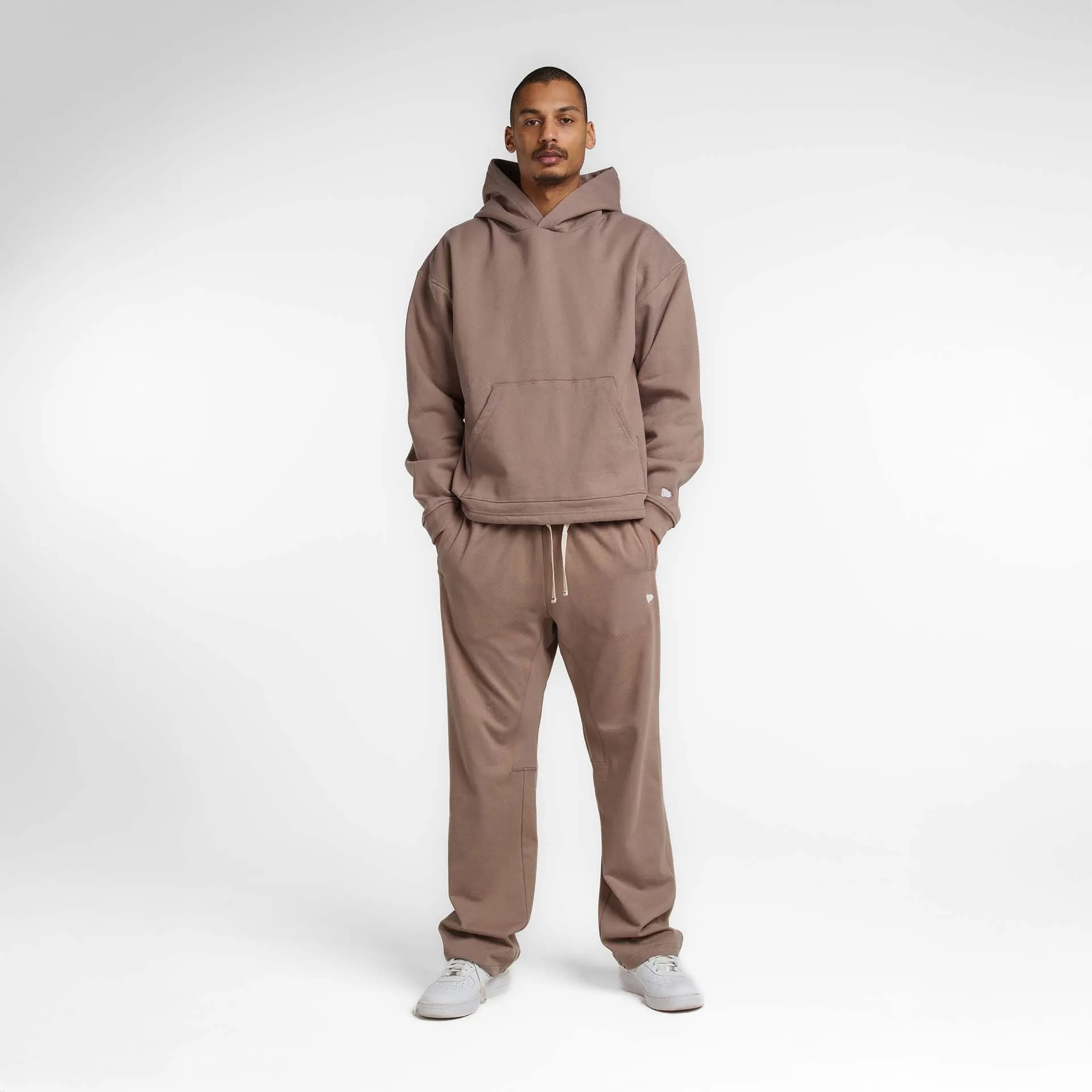 New Era Branded Alden Taupe Gray Hoodie sold by New Era product image thumbnail 5