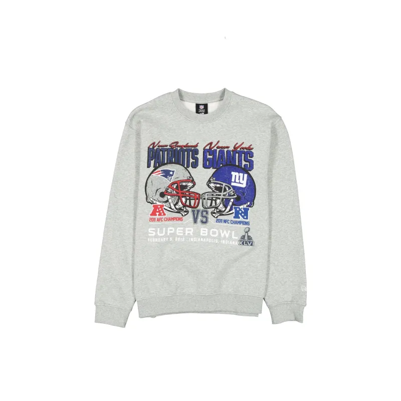 NFL Super Bowl XLVI Sport Classics Sport Classics Gray Crewneck sold by New Era