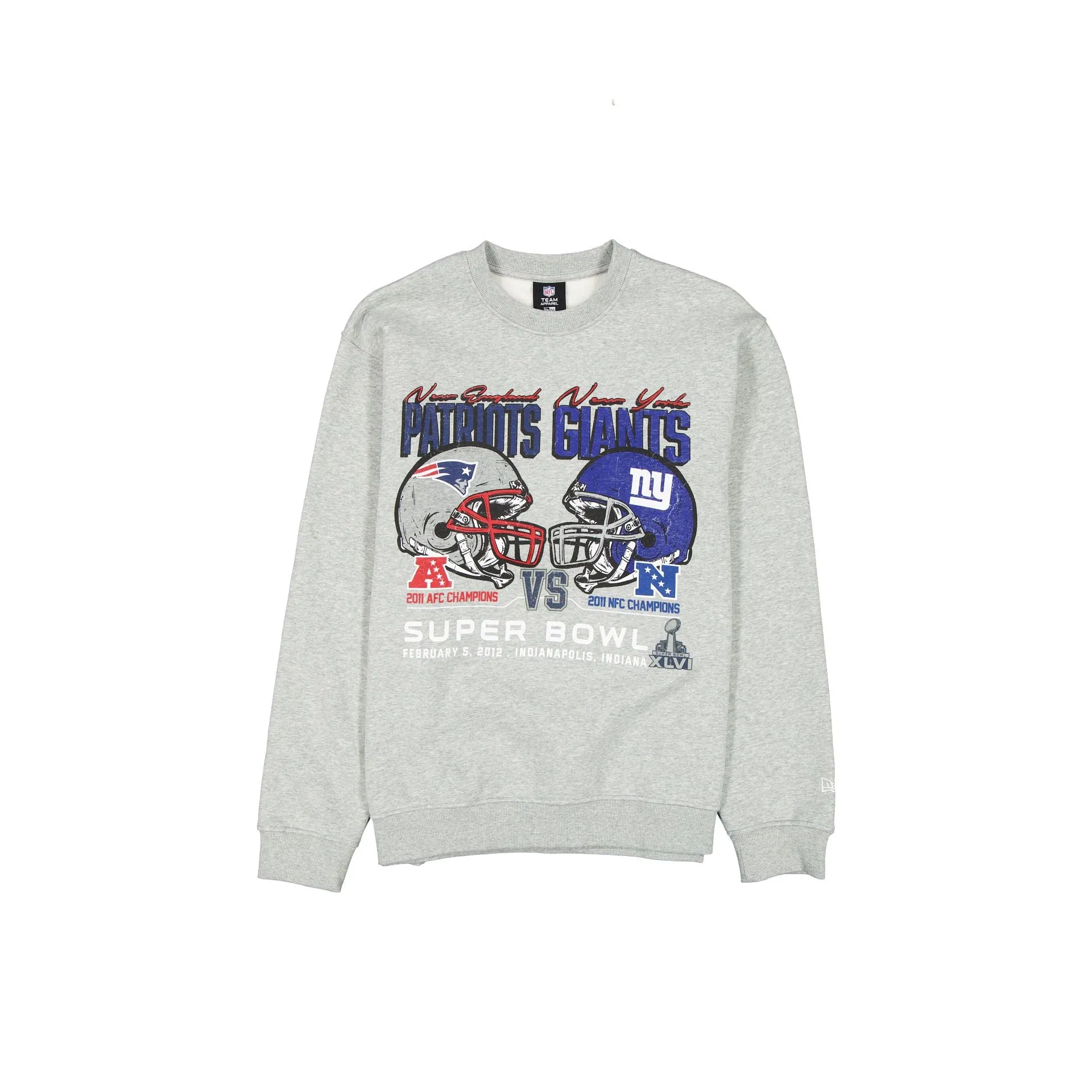NFL Super Bowl XLVI Sport Classics Sport Classics Gray Crewneck sold by New Era