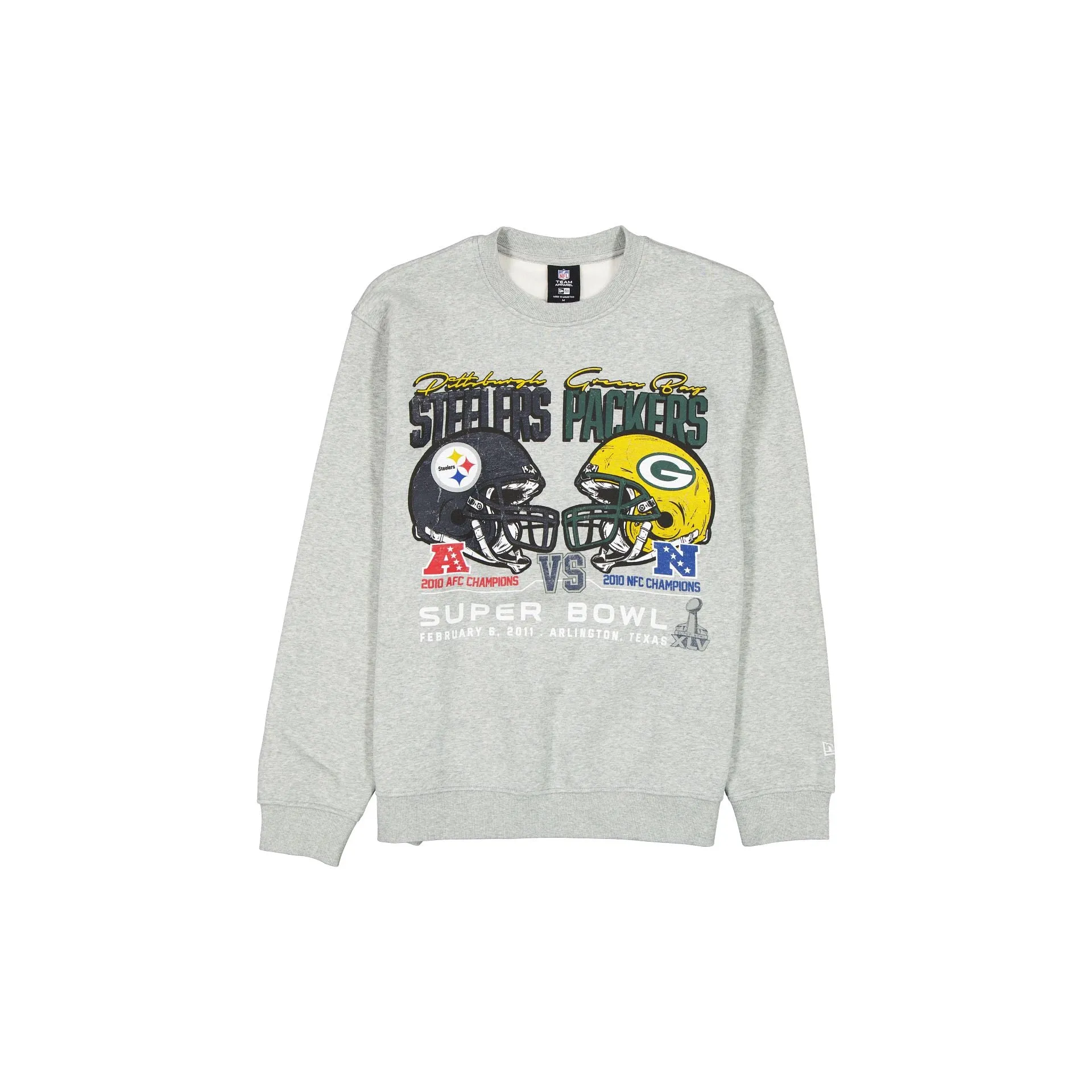 NFL Super Bowl XLV Sport Classics Sport Classics Gray Crewneck sold by New Era
