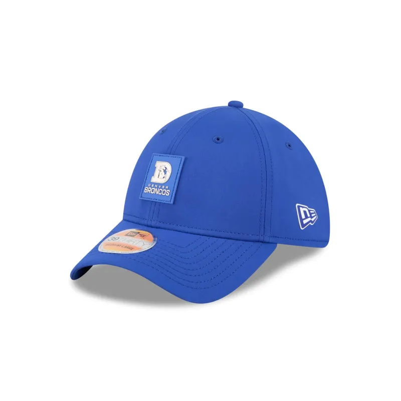 Denver Broncos 2025 Sideline Hot Weather Historic 39THIRTY Stretch Fit Hat sold by New Era