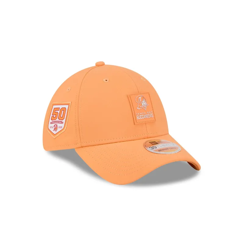 Tampa Bay Buccaneers 2025 Sideline Hot Weather Historic 39THIRTY Stretch Fit Hat sold by New Era