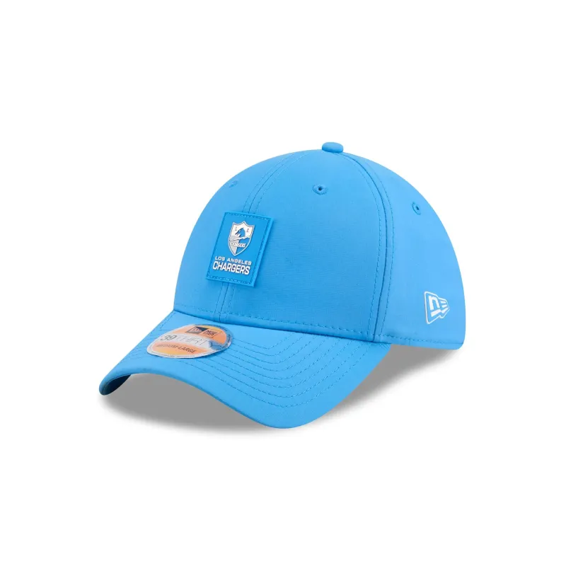 Los Angeles Chargers 2025 Sideline Hot Weather Historic 39THIRTY Stretch Fit Hat sold by New Era