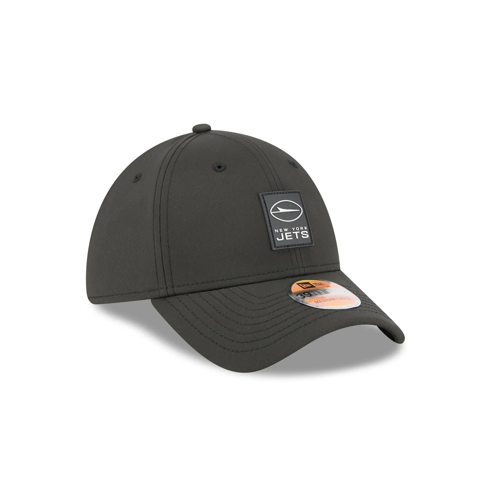 New York Jets 2025 Sideline Hot Weather Black 39THIRTY Stretch Fit Hat sold by New Era product image thumbnail 3