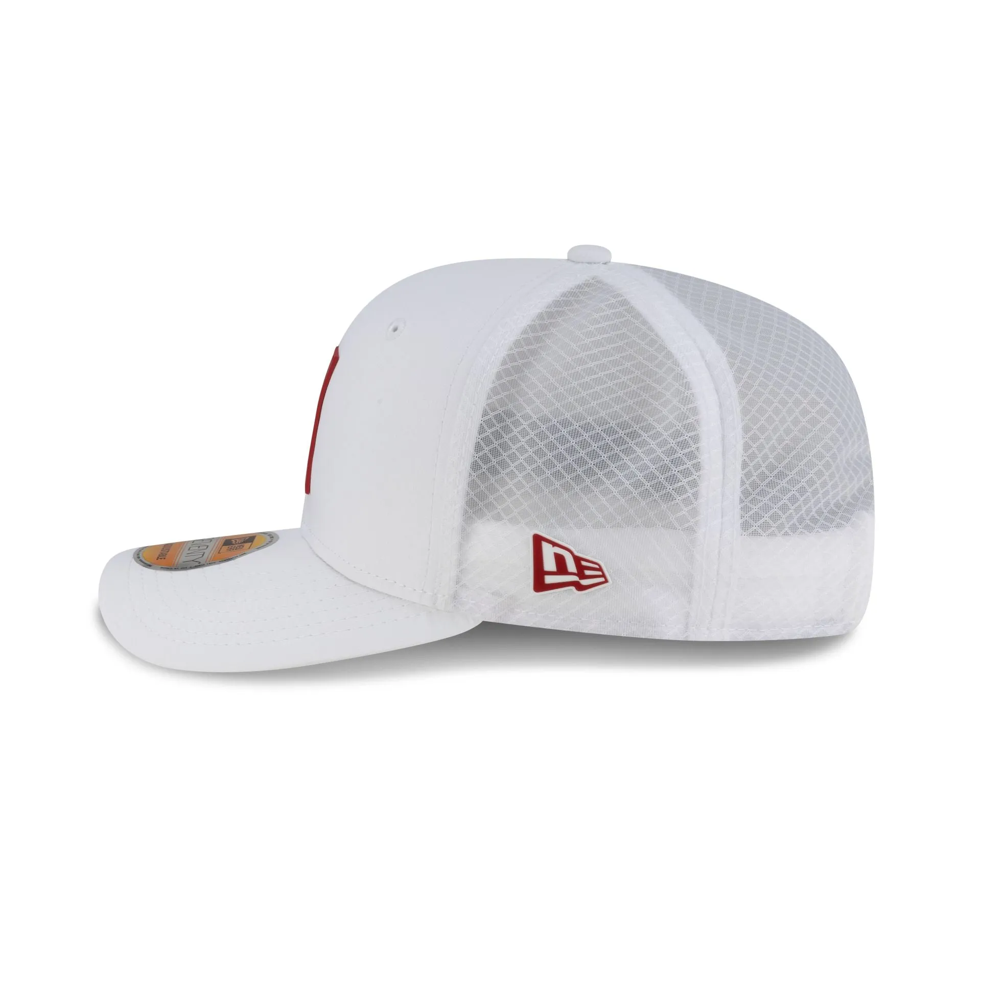 Arizona Cardinals 2025 Sideline Hot Weather White 9SEVENTY Trucker Hat sold by New Era product image thumbnail 4