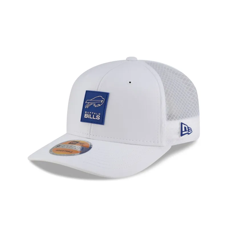 Buffalo Bills 2025 Sideline Hot Weather White 9SEVENTY Trucker Hat sold by New Era