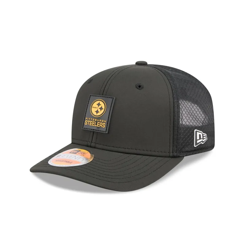 Pittsburgh Steelers 2025 Sideline Hot Weather 9SEVENTY Trucker Hat sold by New Era