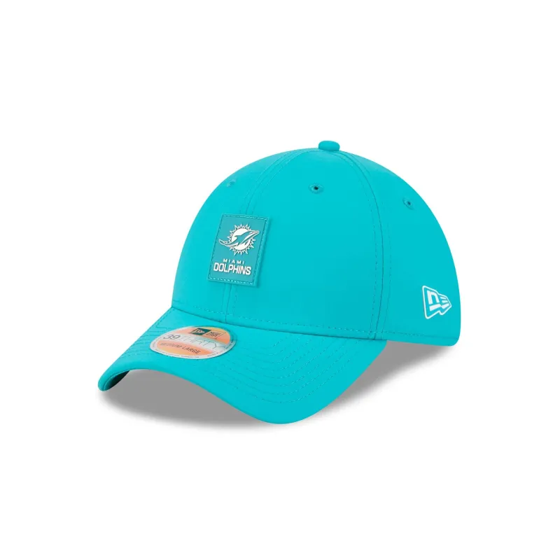 Miami Dolphins 2025 Sideline Hot Weather 39THIRTY Stretch Fit Hat sold by New Era