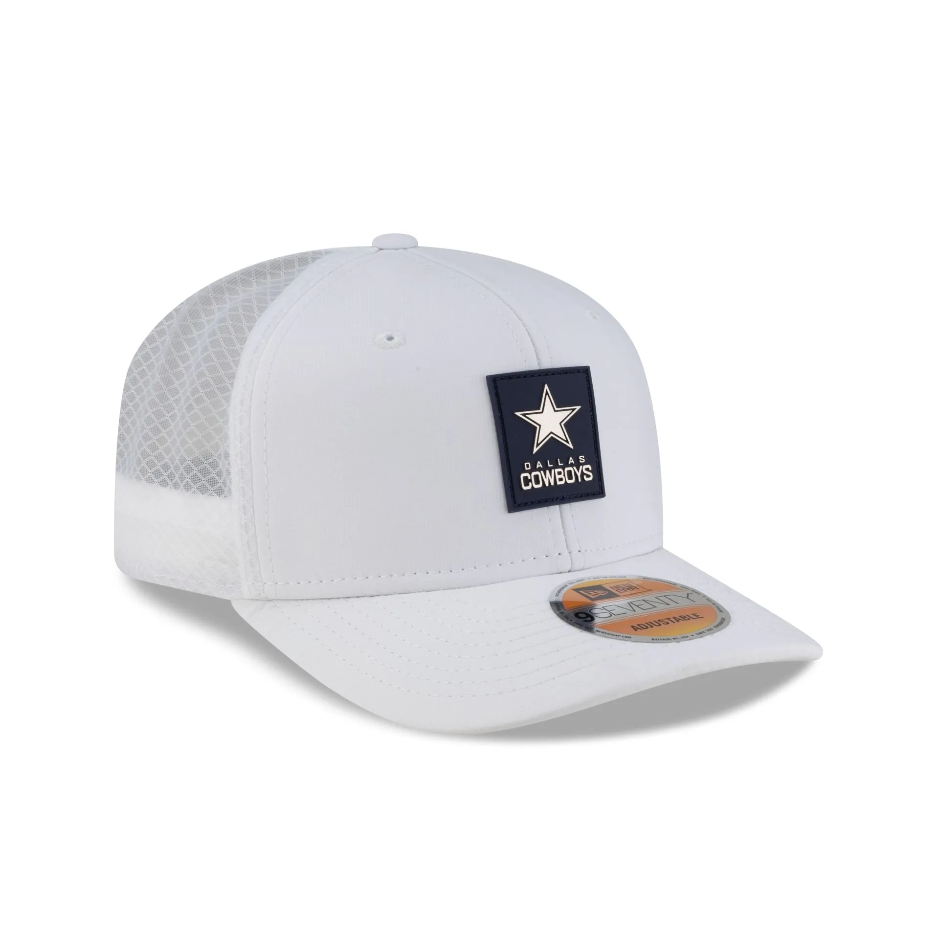 Dallas Cowboys 2025 Sideline Hot Weather White 9SEVENTY Trucker Hat sold by New Era product image thumbnail 3