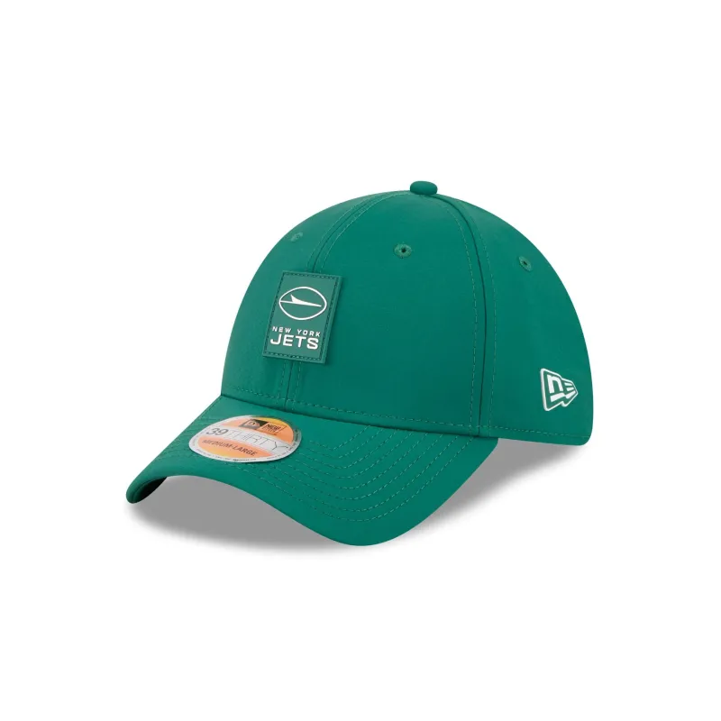 New York Jets 2025 Sideline Hot Weather 39THIRTY Stretch Fit Hat made by New Era