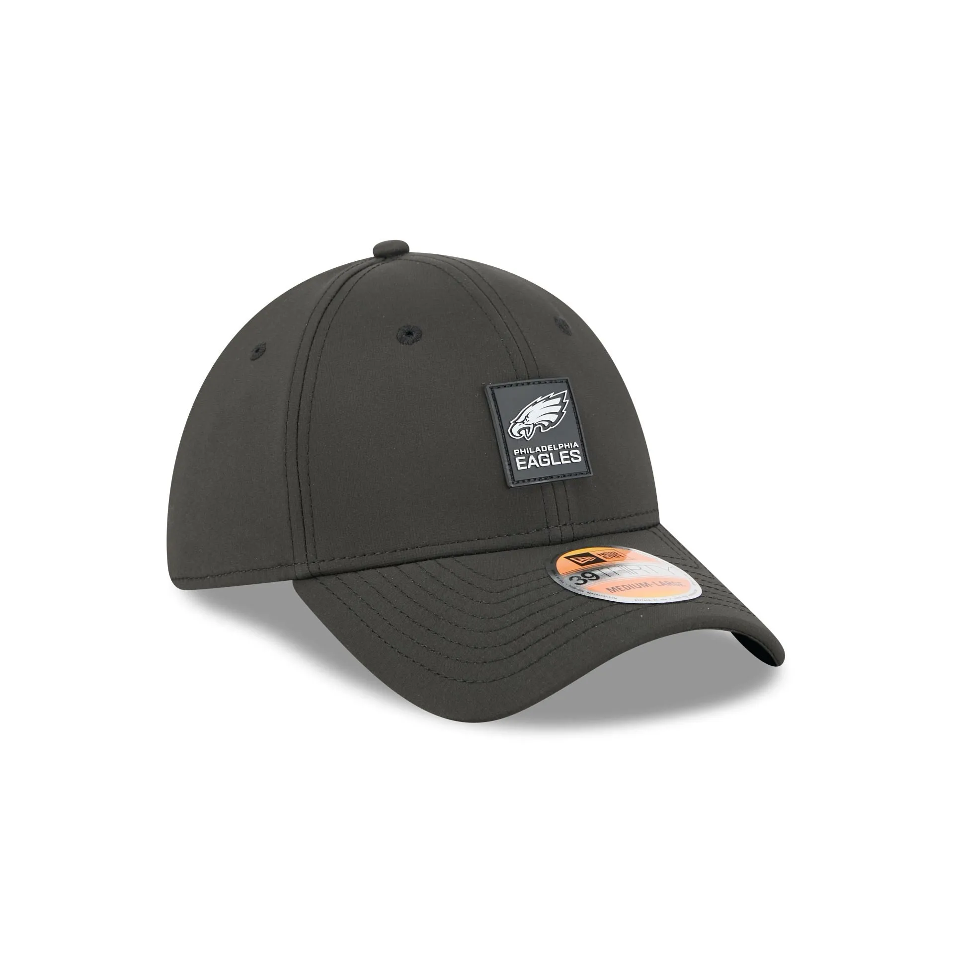 Philadelphia Eagles 2025 Sideline Hot Weather Black 39THIRTY Stretch Fit Hat sold by New Era product image thumbnail 3