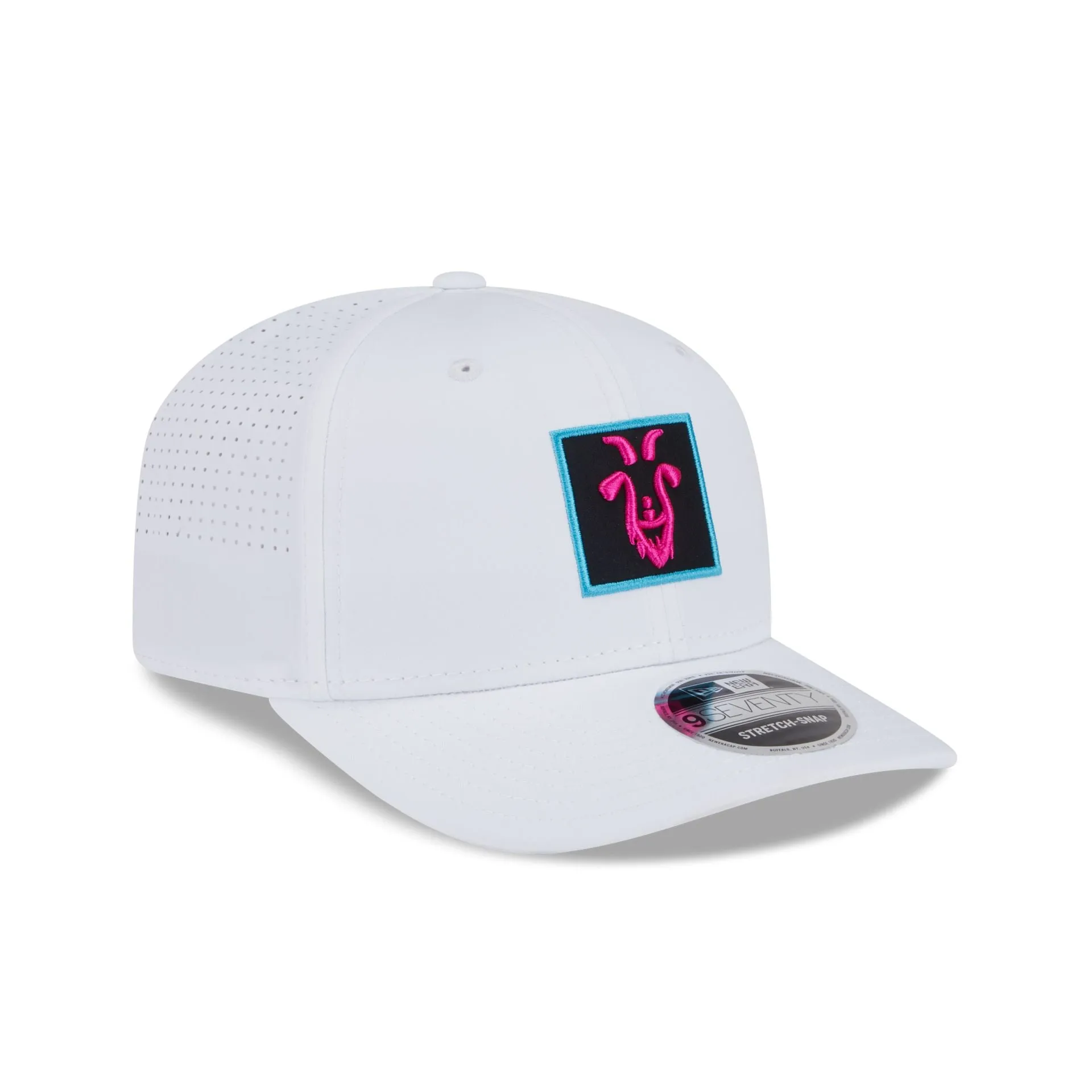 RangeGoats GC White 9SEVENTY Stretch-Snap Hat sold by New Era product image thumbnail 3