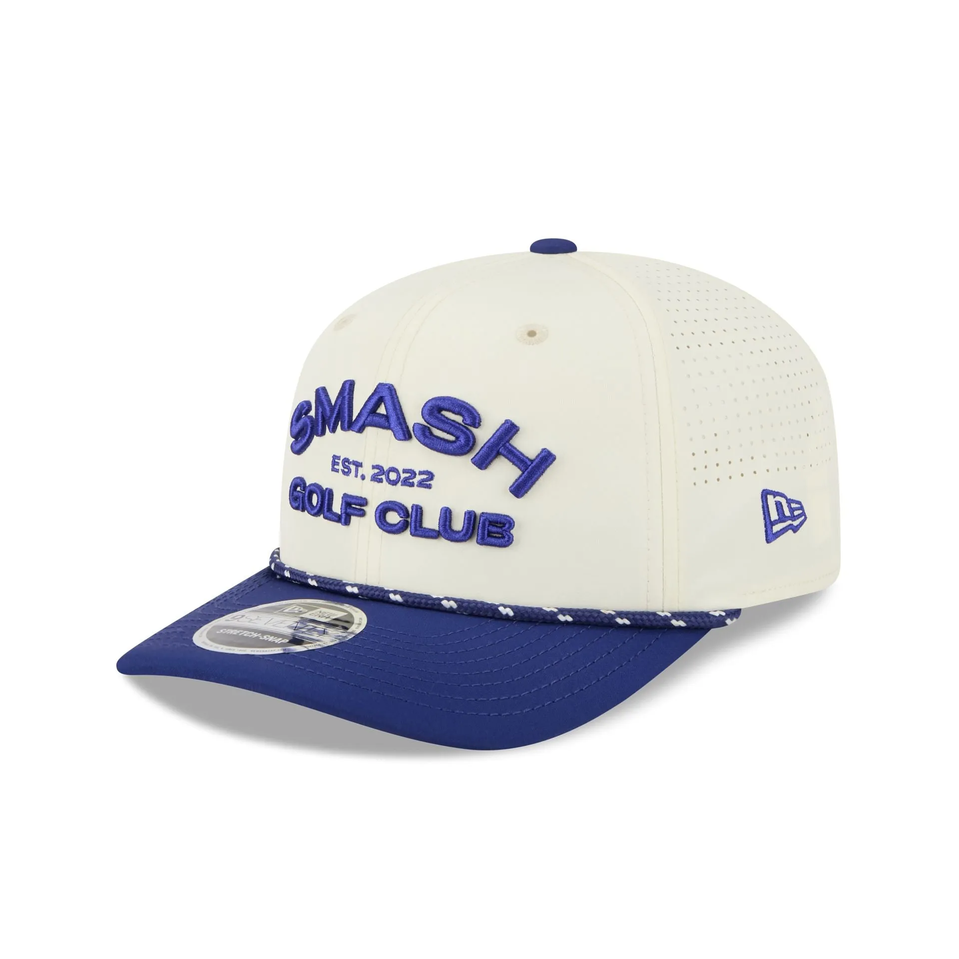 Smash GC Chrome White 9SEVENTY Stretch-Snap Hat sold by New Era