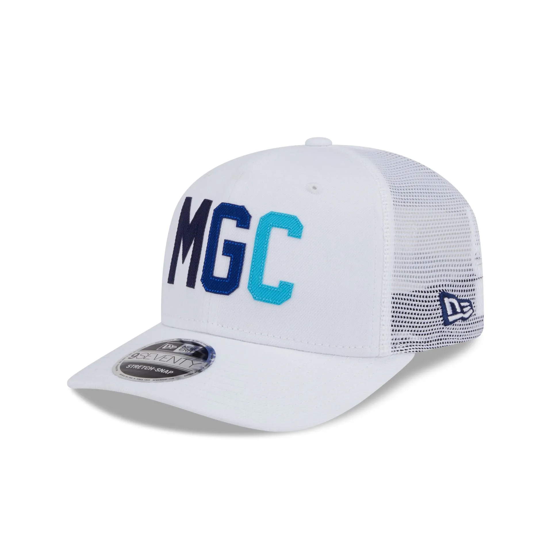 Majesticks GC White 9SEVENTY Trucker Hat sold by New Era