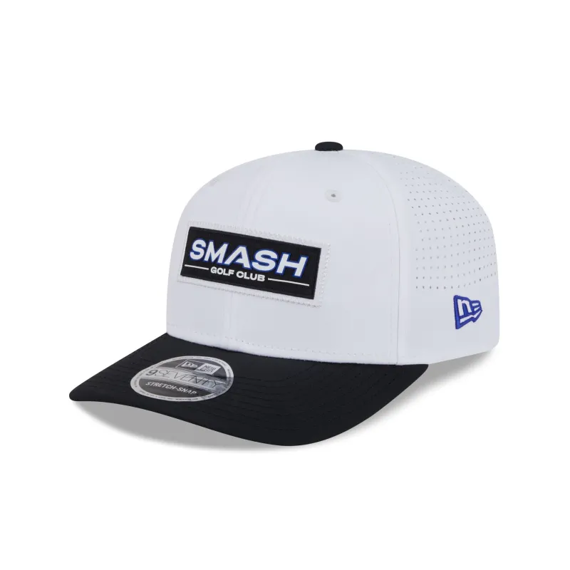 Smash GC White 9SEVENTY Stretch-Snap Hat sold by New Era