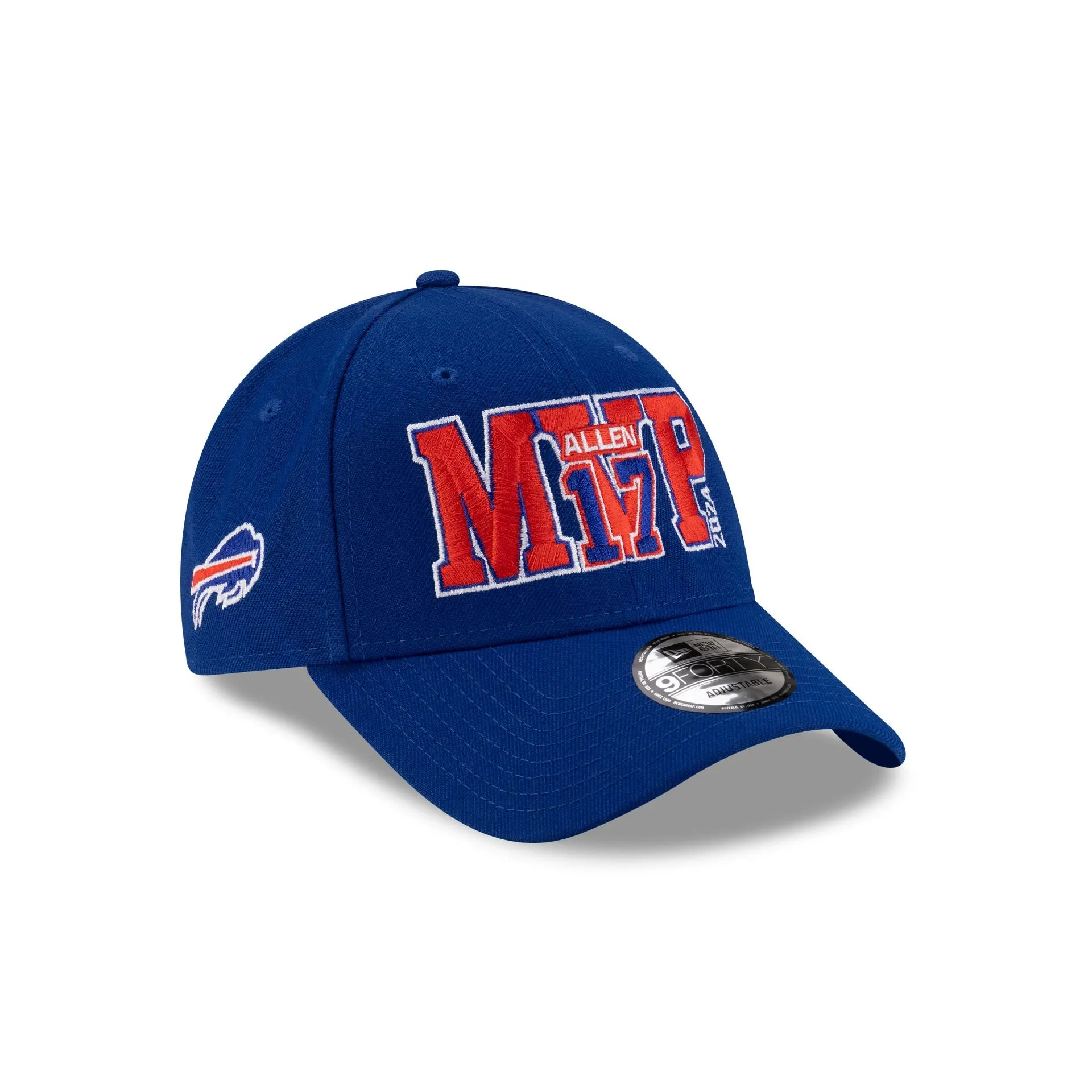 Buffalo Bills Josh Allen MVP Royal Blue 9FORTY Adjustable Hat sold by New Era