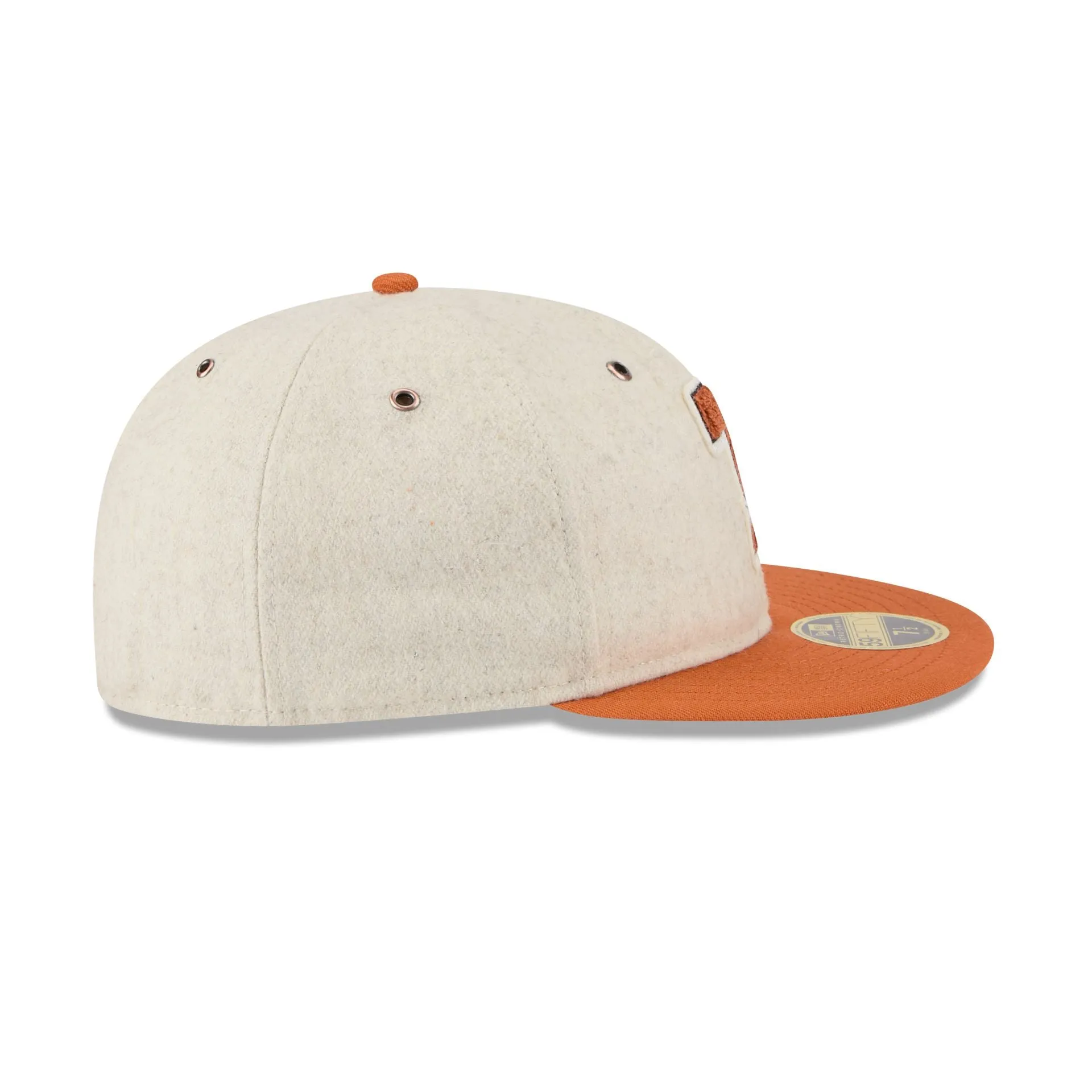 Texas Longhorns College Vault Wool Letterman Retro Crown 59FIFTY Fitted Hat sold by New Era product image thumbnail 5