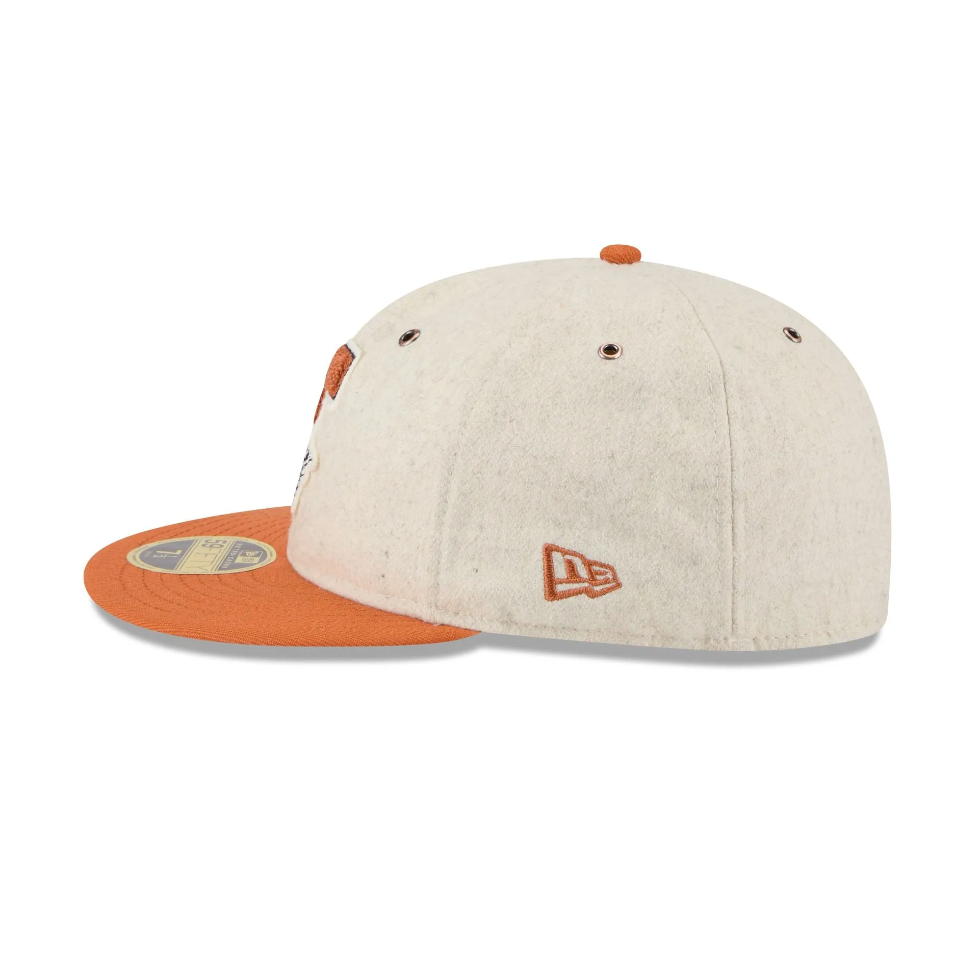 Texas Longhorns College Vault Wool Letterman Retro Crown 59FIFTY Fitted Hat sold by New Era product image thumbnail 4