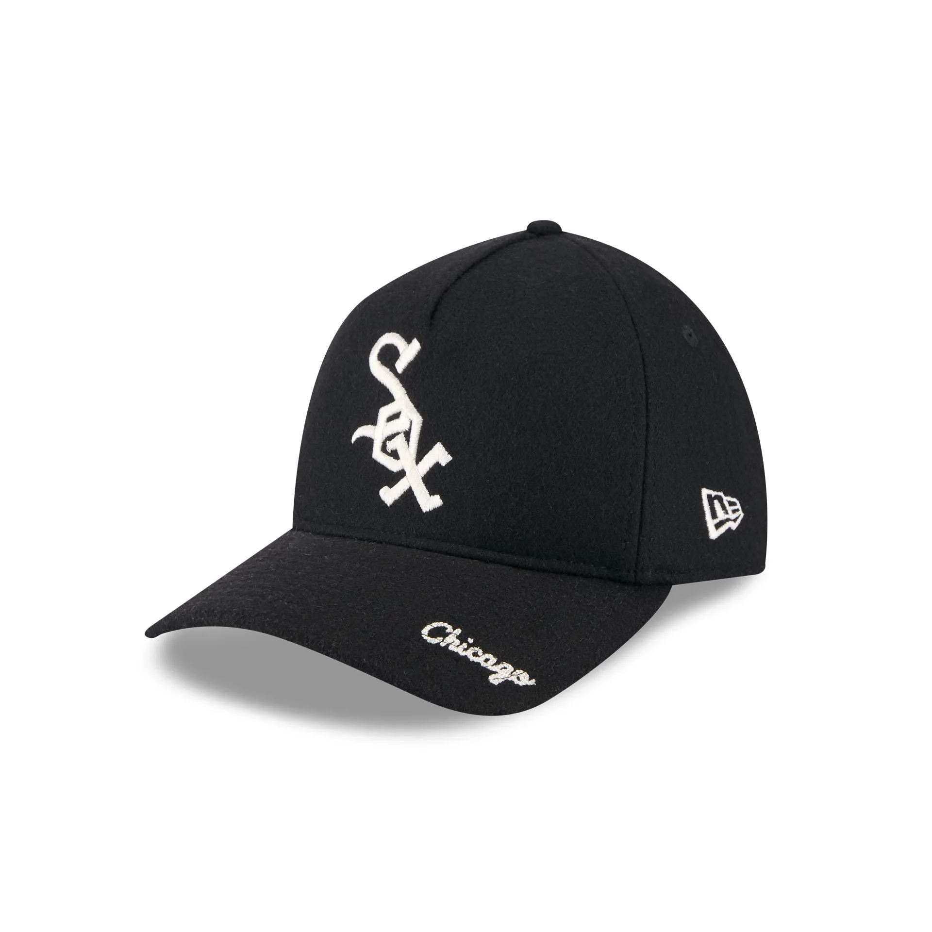 Chicago White Sox Wool Letterman 9TWENTY A-Frame Adjustable Hat Adjustable Hat sold by New Era