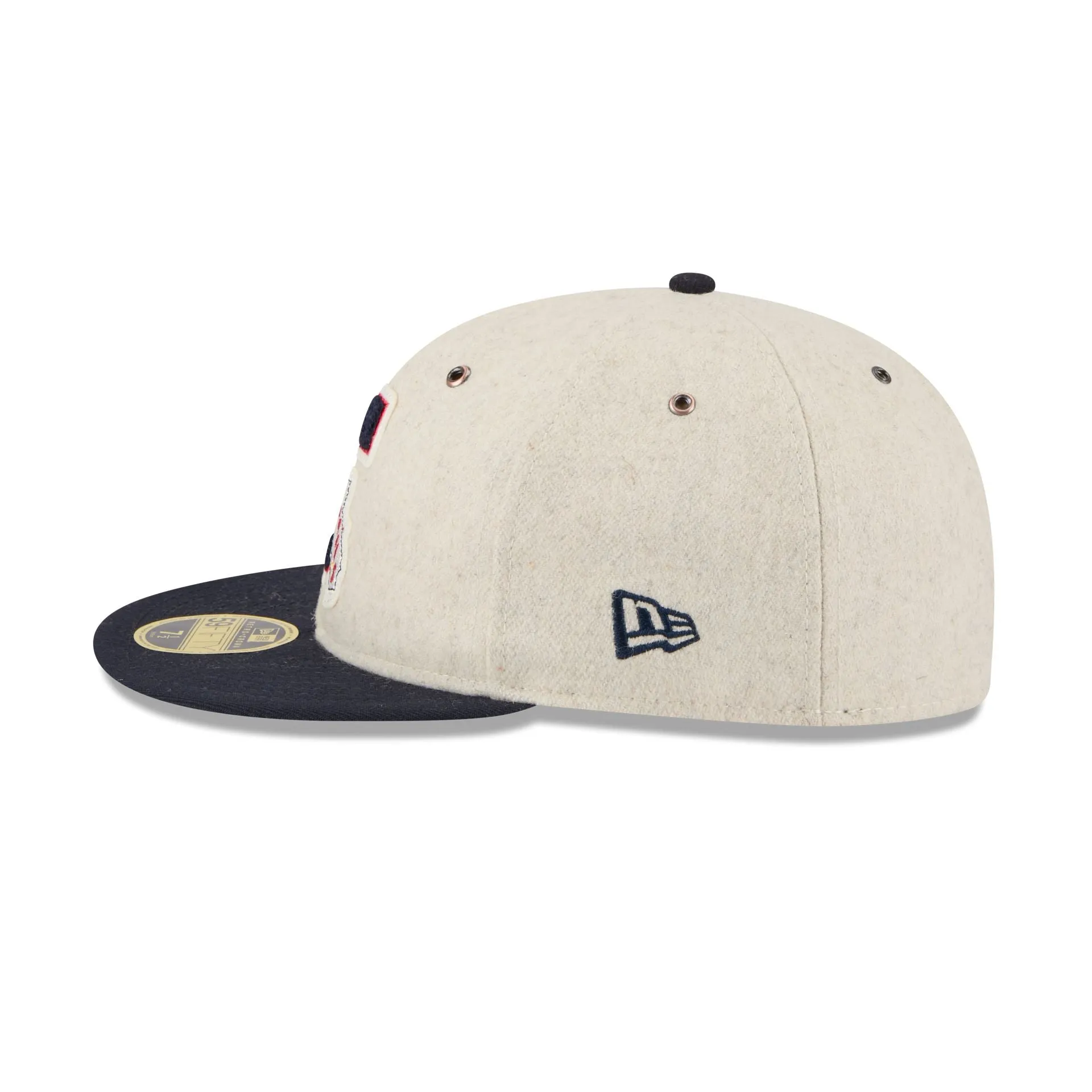 Los Angeles Angels Wool Letterman Retro Crown 59FIFTY Fitted Hat sold by New Era product image thumbnail 4