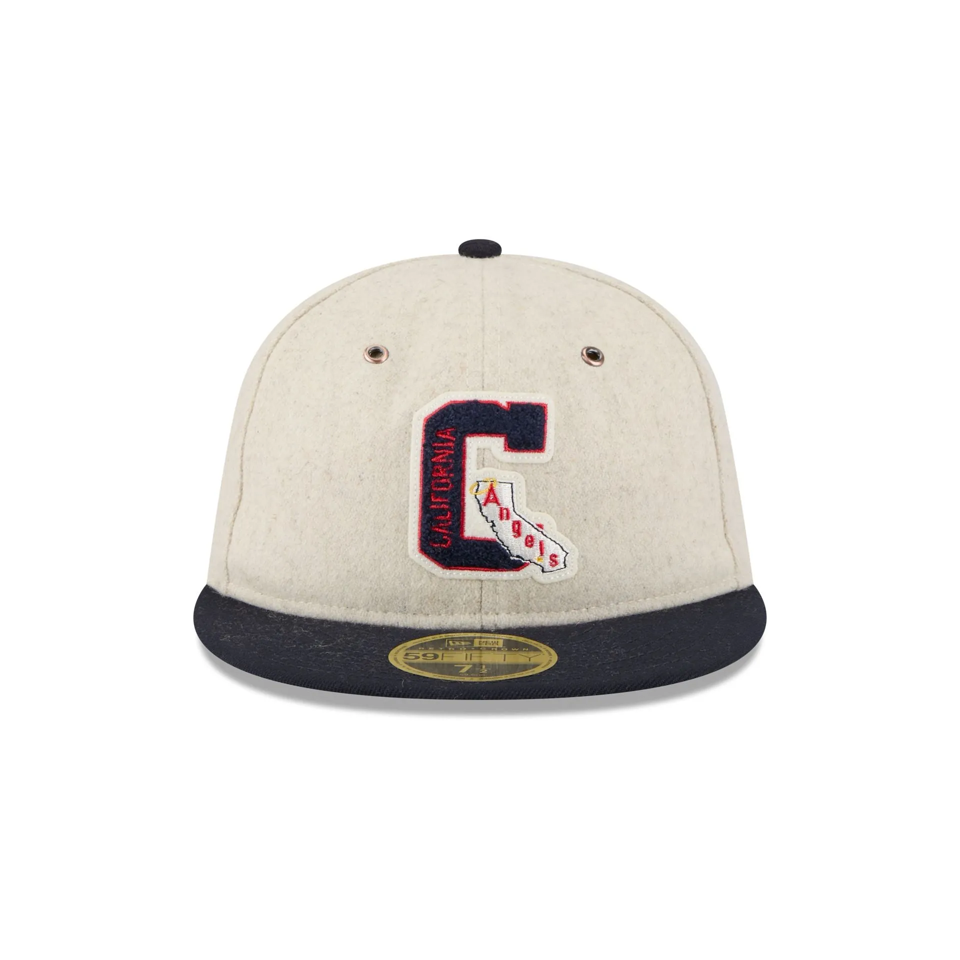 Los Angeles Angels Wool Letterman Retro Crown 59FIFTY Fitted Hat sold by New Era product image thumbnail 2