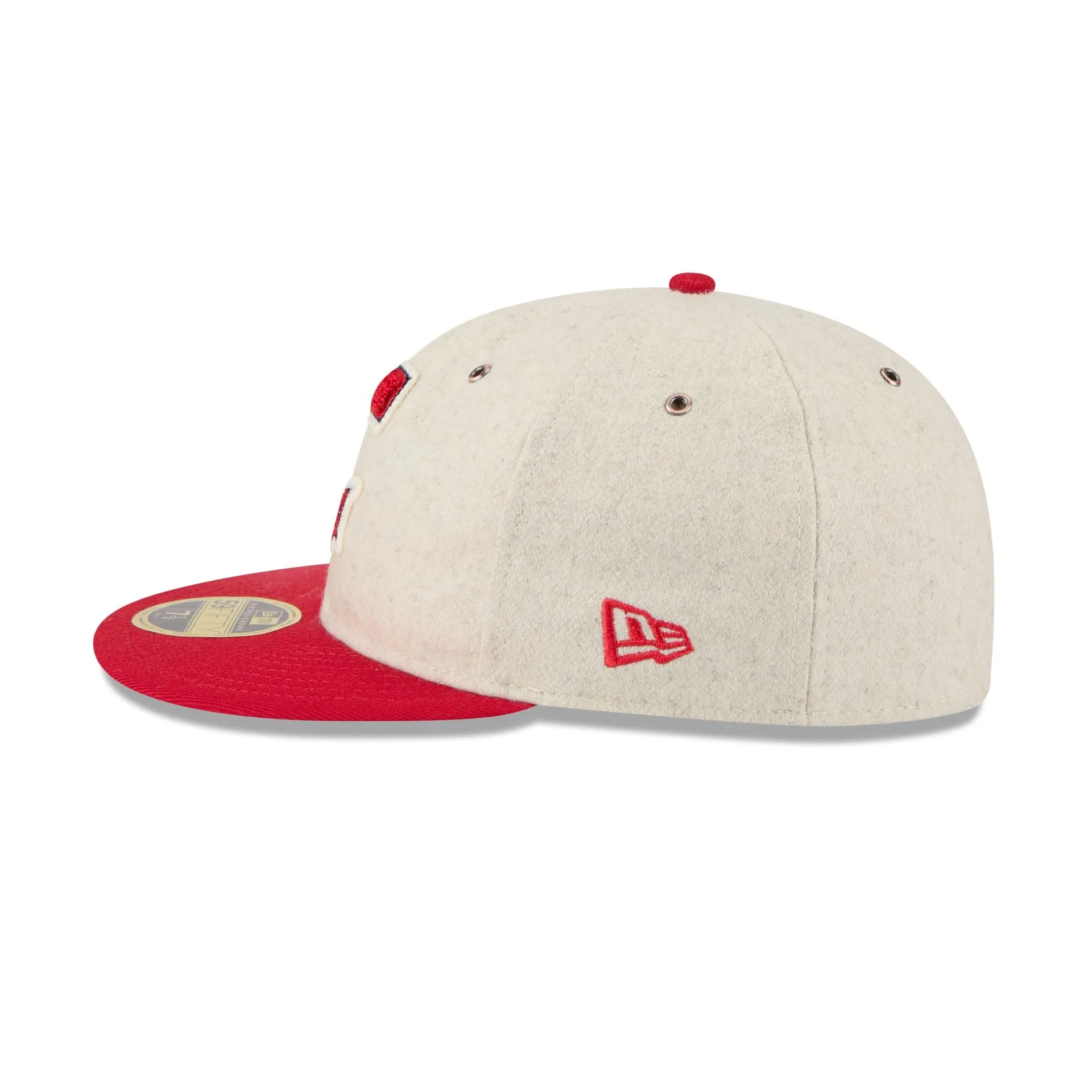 Cleveland Guardians Wool Letterman Retro Crown 59FIFTY Fitted Hat sold by New Era product image thumbnail 4