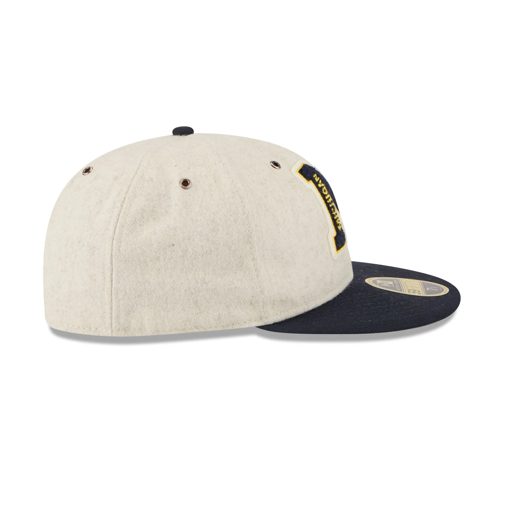 Michigan Wolverines College Vault Wool Letterman Retro Crown 59FIFTY Fitted Hat sold by New Era product image thumbnail 5