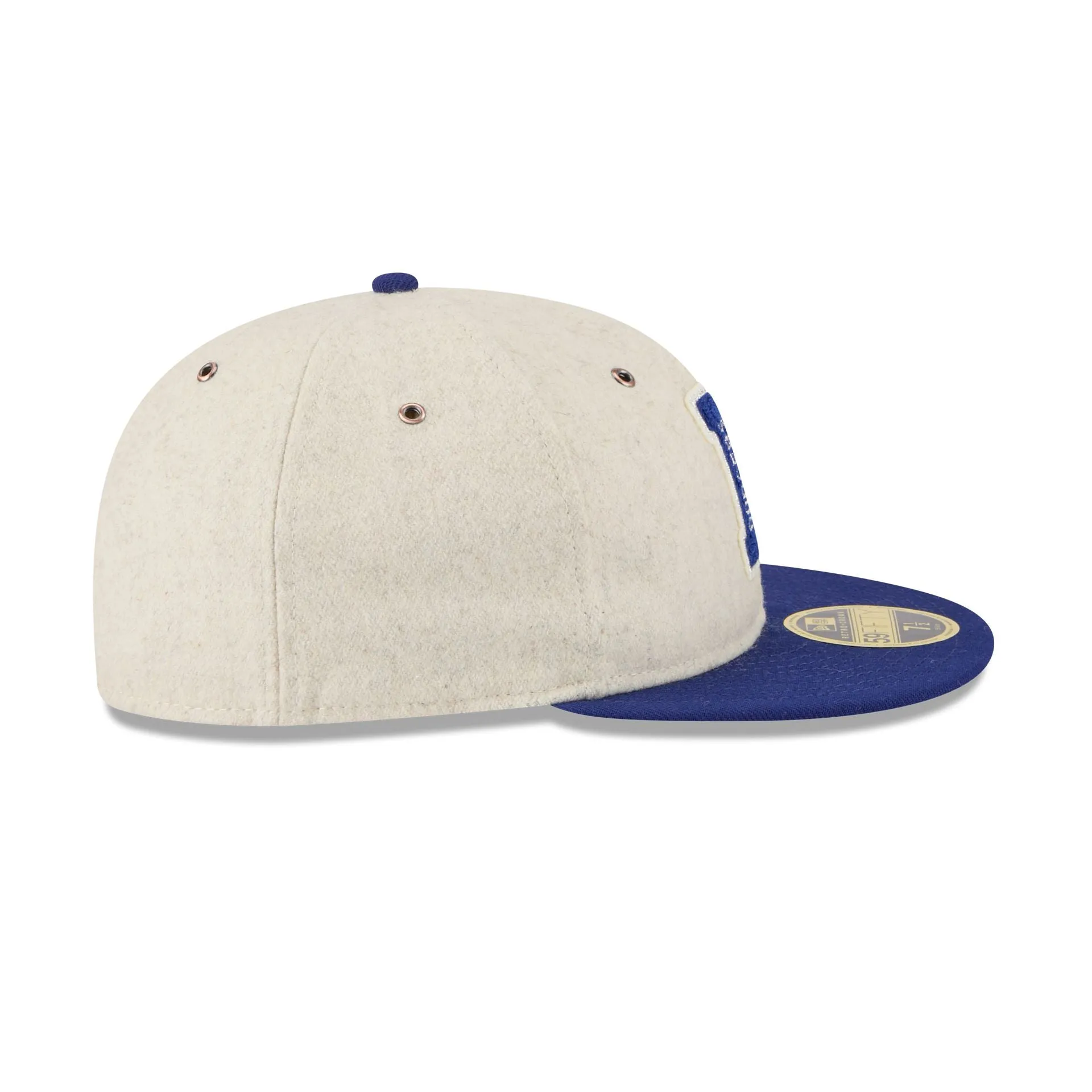 Brooklyn Dodgers Wool Letterman Retro Crown 59FIFTY Fitted Hat sold by New Era product image thumbnail 5