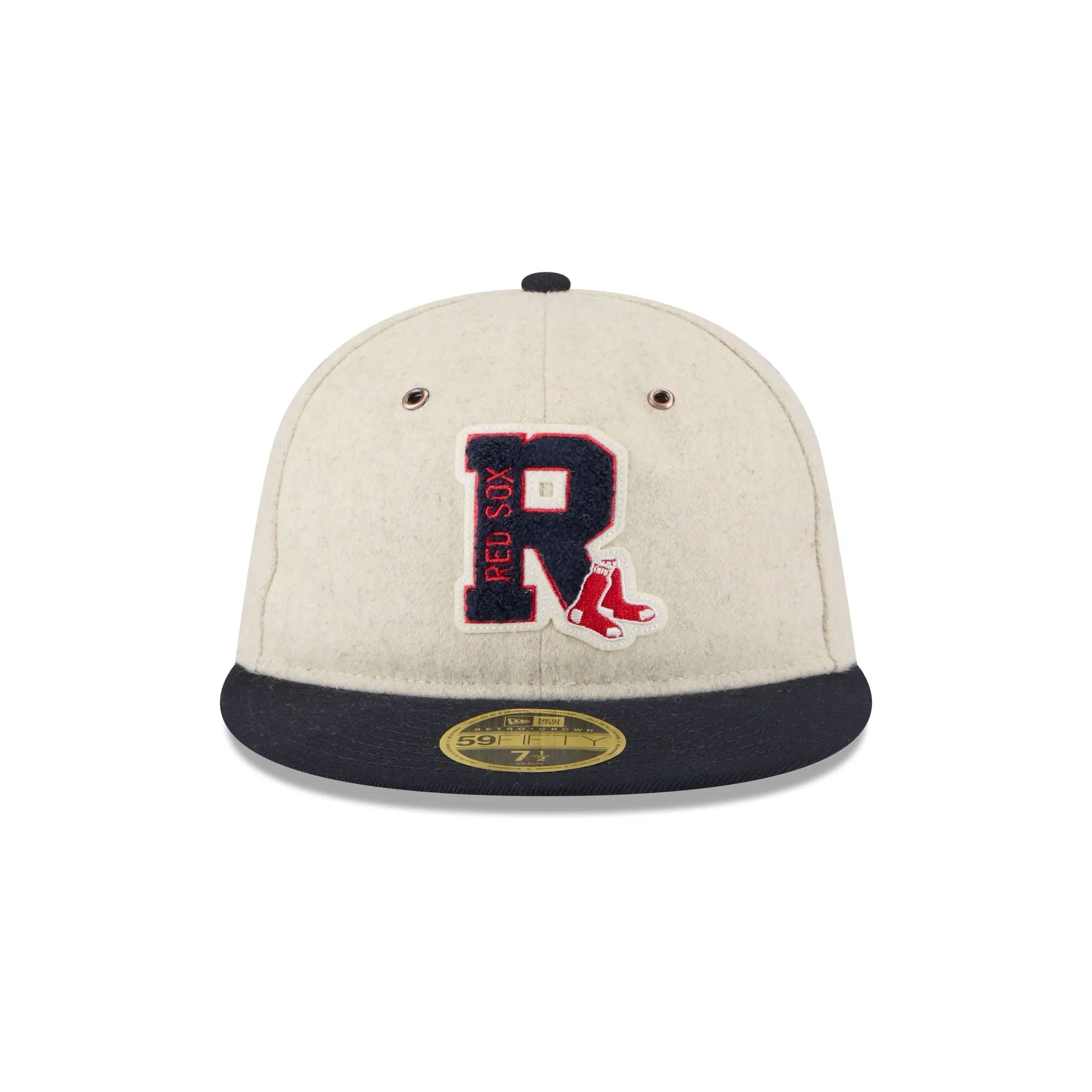 Boston Red Sox Wool Letterman Retro Crown 59FIFTY Fitted Hat sold by New Era product image thumbnail 2