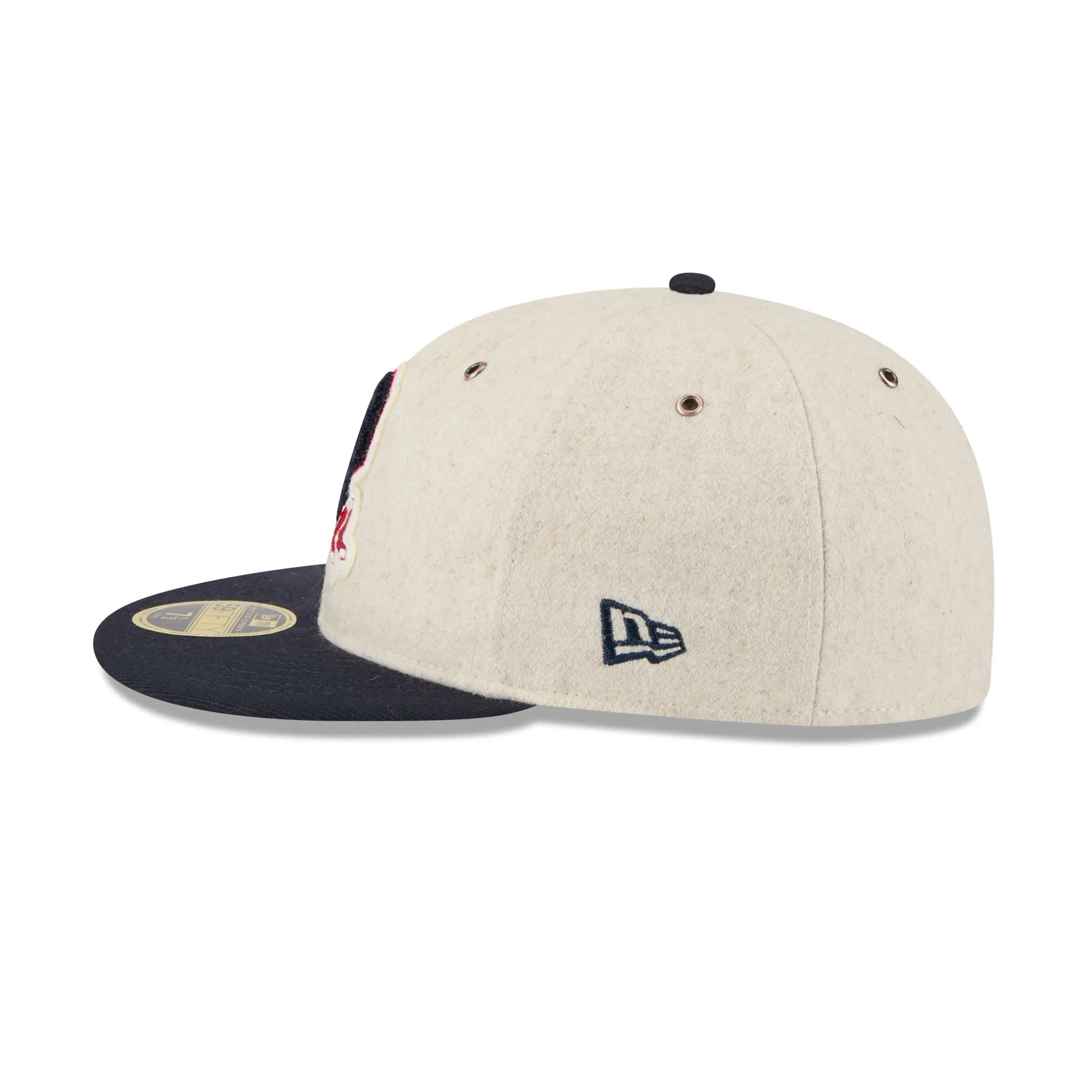 Boston Red Sox Wool Letterman Retro Crown 59FIFTY Fitted Hat sold by New Era product image thumbnail 4