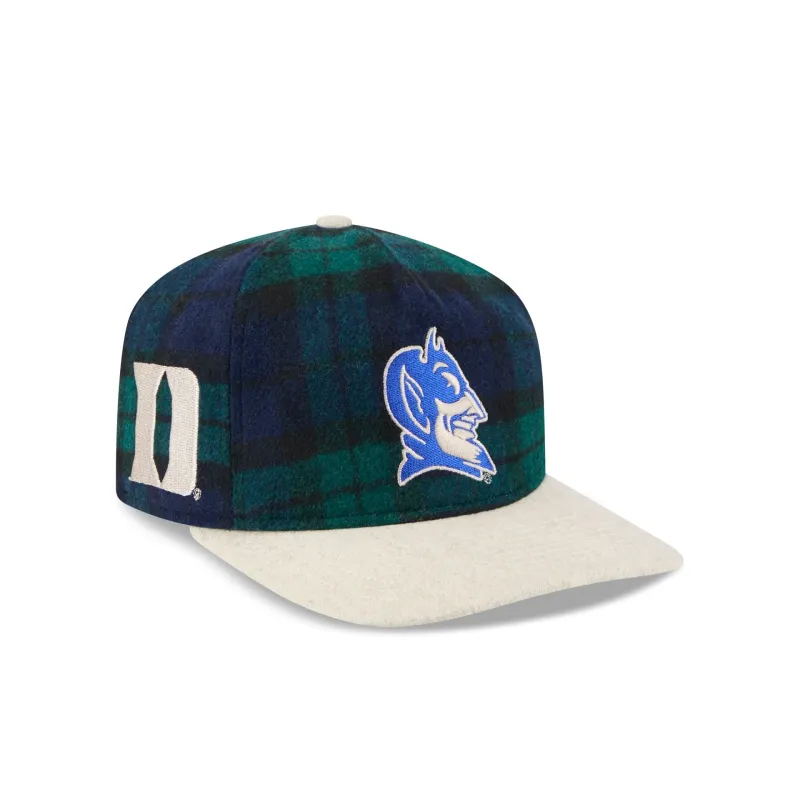 Duke Blue Devils Plaid Letterman 19TWENTY Adjustable Hat sold by New Era