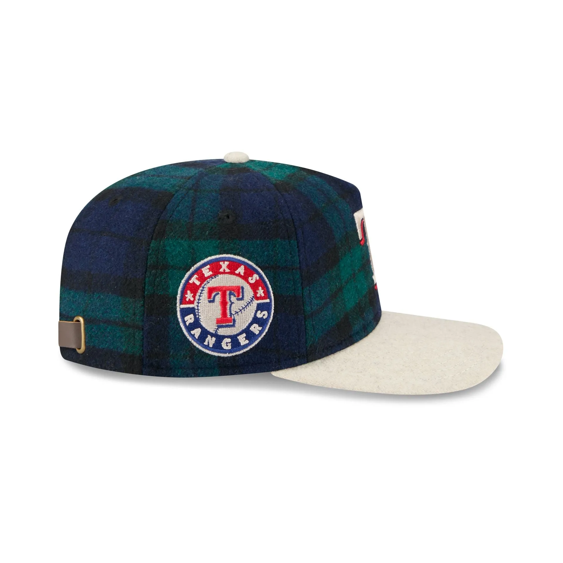 Texas Rangers Plaid Letterman 19TWENTY Adjustable Hat sold by New Era product image thumbnail 4