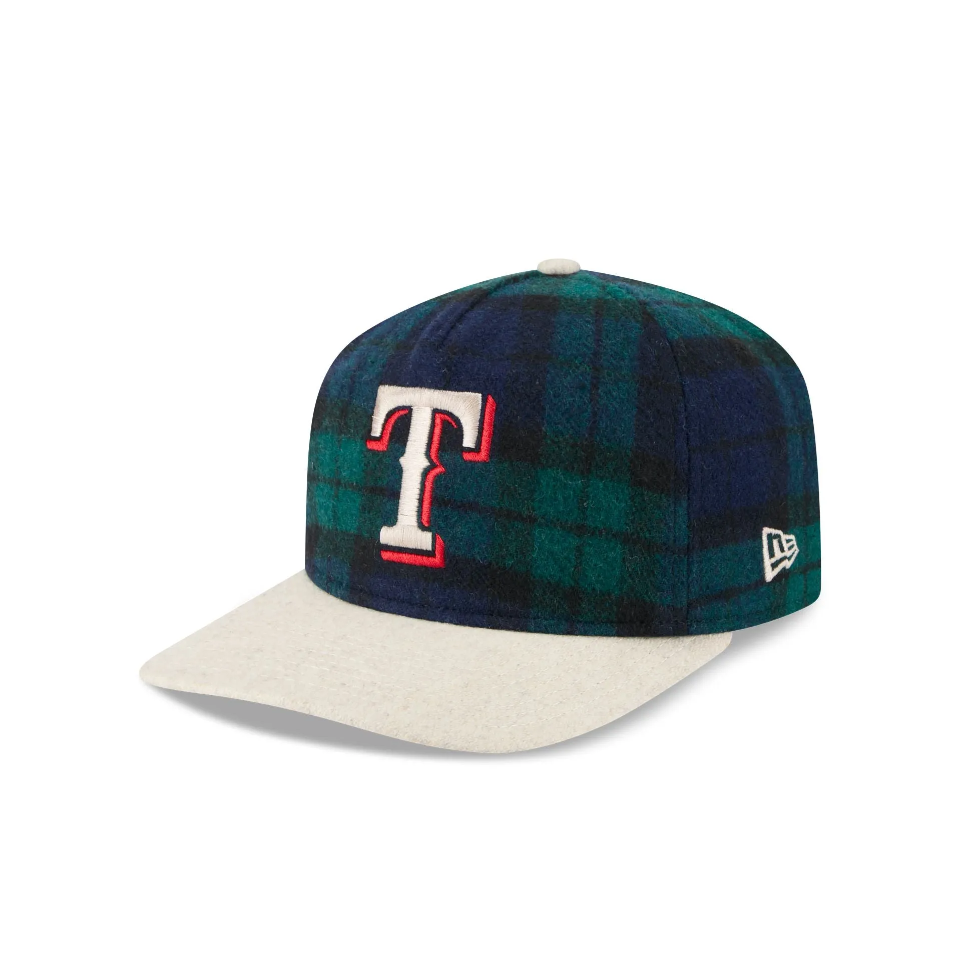Texas Rangers Plaid Letterman 19TWENTY Adjustable Hat sold by New Era product image thumbnail 3