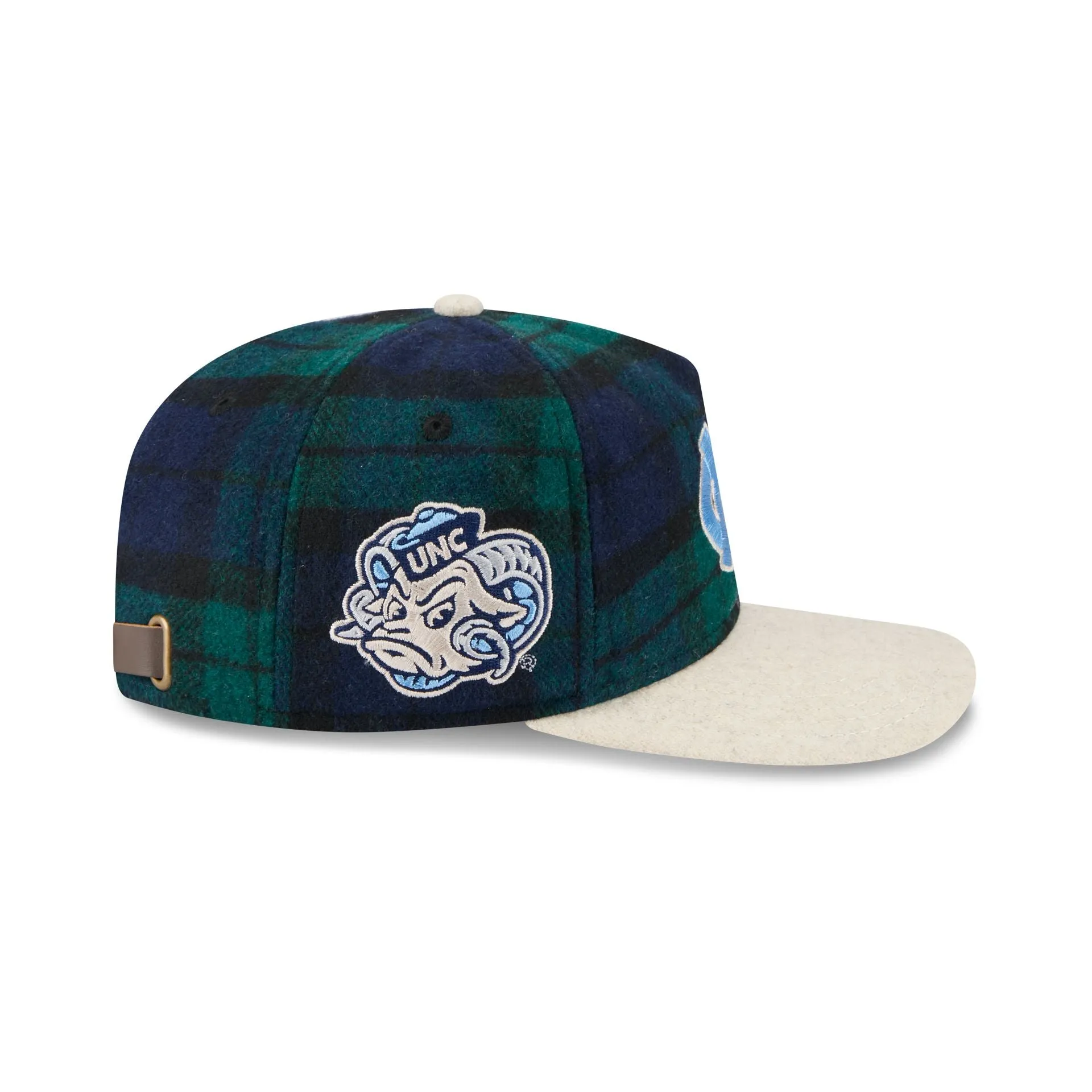 North Carolina Tar Heels Plaid Letterman 19TWENTY Adjustable Hat sold by New Era product image thumbnail 4