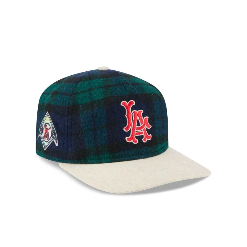 Los Angeles Angels Plaid Letterman 19TWENTY Adjustable Hat sold by New Era